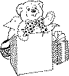 teddy bear & presents