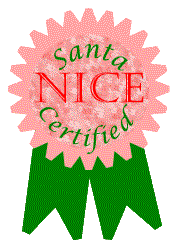 Aricia is Santa Certified Nice!